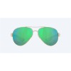 Costa South Point Rose Gold Frame Green Mirror Polarized Glass Lense