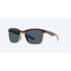 Costa Anna Shiny Retro Tort With Cream With Mint Frame Gray Polarized Polycarbonate Lense