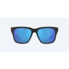 Costa Pescador With Side Shield Net Gray With Blue Rubber Frame Blue Mirror Polarized Glass Lense