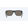 Costa Baffin Net Gray With Blue Rubber Frame Blue Mirror Polarized Glass Lense