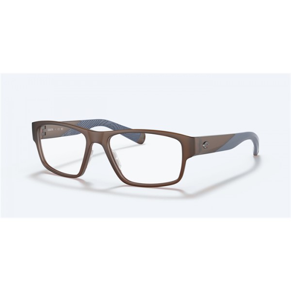 Costa Ocean Ridge 301 Translucent Dark Brown Frame Eyeglasses