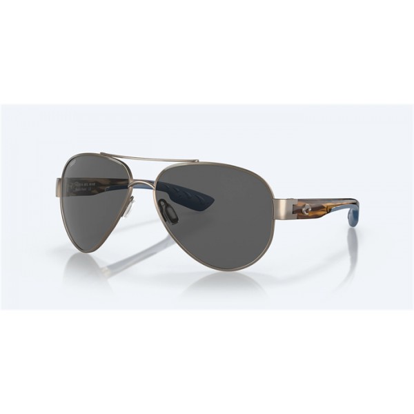 Costa South Point Golden Pearl Frame Gray Polarized Polycarbonate Lense
