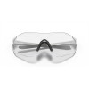 Oakley EVZero Path Matte White Frame Clear To Black Iridium Photochromic Lense