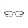 Oakley Pitchman Polished Grey Smoke Frame Eyeglasses