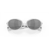Oakley Eye Jacket Redux Silver Frame Prizm Black Polarized Lense