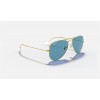 Ray Ban Aviator Classic RB3025 Blue Polarized Classic Gold