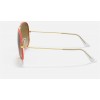 Ray Ban Aviator Full Color Legend RB3025 Light Brown Gradient Red