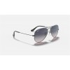 Ray Ban Aviator Gradient RB3025 Blue With Gray Gradient Gunmetal