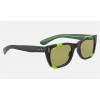 Ray Ban Caribbean Green Fluo RB2187 Green Photocromic Black And Green Fluo