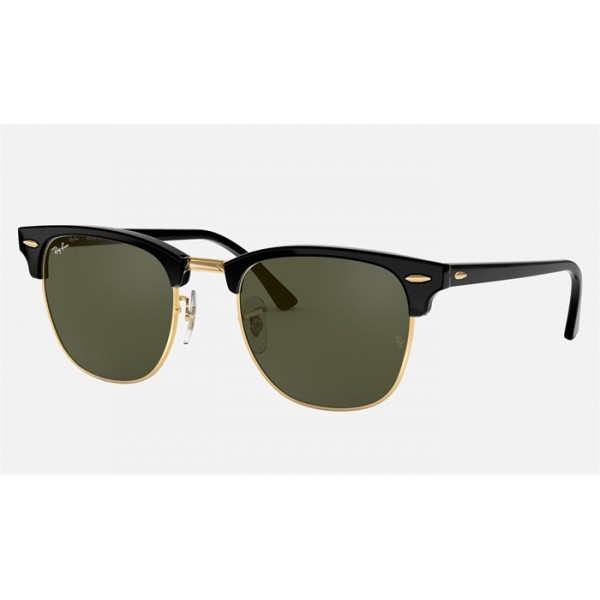 Ray Ban Clubmaster Classic RB3016 Classic G-15 And Black Frame Green Classic G-15 Lens