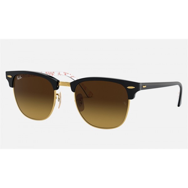 Ray Ban Clubmaster Collection RB3016 Brown Black