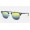 Ray Ban Clubmaster Double Bridge RB3816 Mirror And Blue Frame Blue Mirror Lens