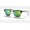 Ray Ban Clubmaster Flash Lenses RB3016 Flash And Tortoise Frame Green Flash Lens