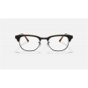 Ray Ban Clubmaster Optics RB5154 Demo Lens And Grey Frame Clear Lens