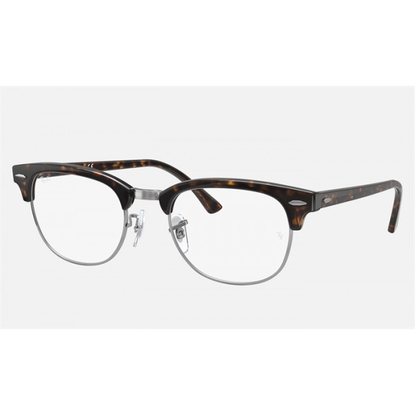Ray Ban Clubmaster Optics RB5154 Demo Lens And Tortoise Frame Clear Lens