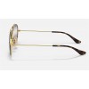Ray Ban Cockpit Bi-Gradient RB3362 Gold Frame Blue With Grey Gradient Lens
