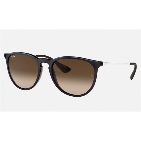 Ray Ban Erika Classic Low Bridge Fit RB4171 And Brown Frame Brown Lens