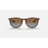 Ray Ban Erika Classic Low Bridge Fit RB4171 Polarized And Tortoise Frame Brown Lens