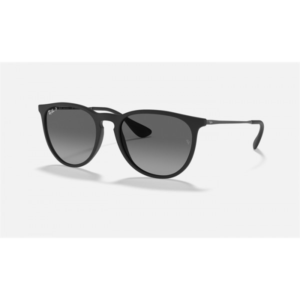 Ray Ban Erika Color Mix RB4171 Polarized And Black Frame Grey Lens