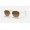 Ray Ban Hexagonal Flat Lenses RB3548 And Gold Frame Brown Lens