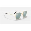 Ray Ban Hexagonal Flat Lenses RB3548 Flash And Gold Frame Silver Flash Lens