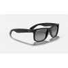Ray Ban Justin Classic Low Bridge Fit RB4165 Polarized And Black Frame Grey Lens