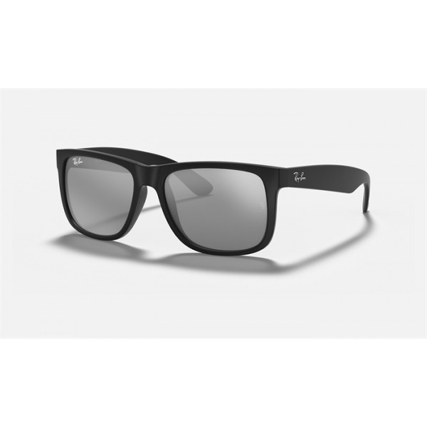 Ray Ban Justin Color Mix RB4165 Mirror And Black Frame Grey Mirror Lens
