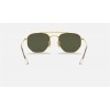 Ray Ban Marshal RB3648 Gold Frame Green Solid Lens