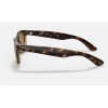 Ray Ban New Wayfarer Classic RB2132 Polarized Classic G-15 And Black Frame Light Brown Gradient Lens