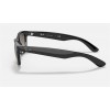 Ray Ban New Wayfarer Collection RB2132 Gradient And Black Frame Light Grey Gradient Lens