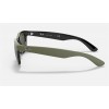 Ray Ban New Wayfarer Color Mix RB2132 Classic G-15 And Green Frame Green Classic G-15 Lens