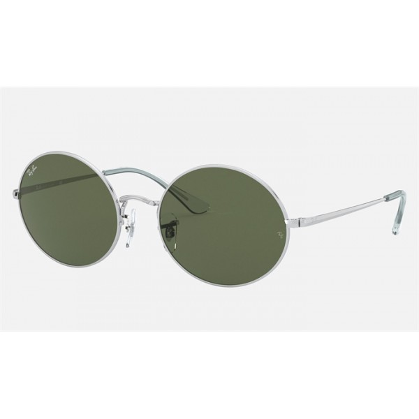 Ray Ban Oval RB1970 Green Classic G-15 Silver