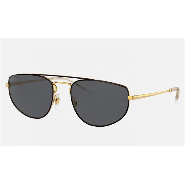 Ray Ban RB3668 Grey Classic Shiny Gold