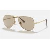 Ray Ban RB3689 Solid Light Brown Photochromic Evolve Gold
