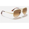 Ray Ban RB3689 Light Brown Gradient Gold