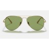 Ray Ban RB3689 Polarized Classic G-15 Gold