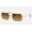 Ray Ban Rectangle RB1969 Brown Gold