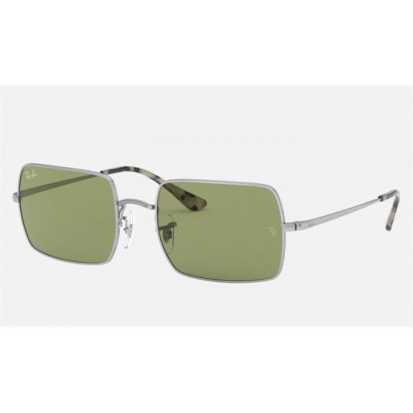 Ray Ban Rectangle RB1969 Green Classic Silver
