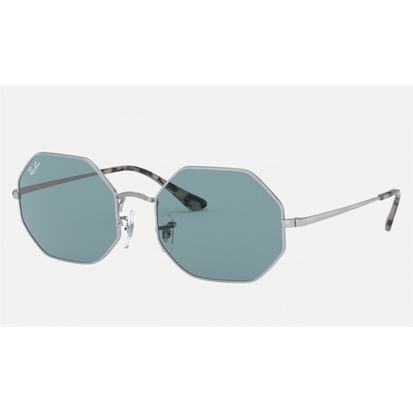 Ray Ban Roctagon RB1972 Blue Classic Silver