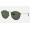Ray Ban Round Blaze Round RB3574 Classic And Gold Frame Green Classic Lens