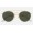 Ray Ban Round Double Bridge Legend RB3647 Classic G-15 And Shiny Gold Frame Green Classic G-15 Lens
