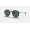 Ray Ban Round Double Bridge RB3647 Classic And Black Frame Blue With Gray Classic Lens