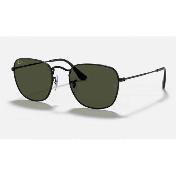 Ray Ban Round Frank Legend RB3857 Classic G-15 And Black Frame Green Classic G-15 Lens