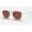 Ray Ban Round Frank RB3857 Polarized Classic And Gold Frame Purple Classic Lens