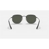 Ray Ban Round Hexagonal Flat Lenses RB3548 Polarized Classic G-15 And Black Frame Green Classic G-15 Lens