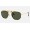 Ray Ban Round Marshal II RB3648 Classic G-15 And Gold Frame Green Classic G-15 Lens
