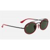 Ray Ban Scuderia Ferrari Collection RB3847 Green Classic G-15 Red