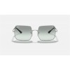 Ray Ban Square 1971 Washed Evolve RB1971 Light Blue Photochromic Evolve Silver