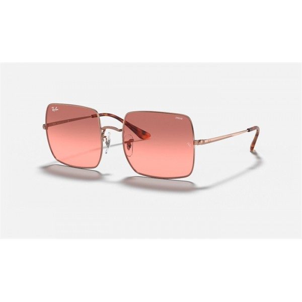 Ray Ban Square 1971 Washed Evolve RB1971 Pink Photochromic Evolve Bronze-Copper