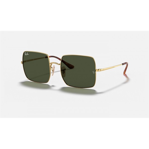 Ray Ban Square Classic RB1971 Green Gold